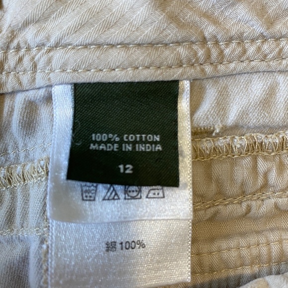 Eddie Bauer Women's Cream Button Mini Skirt Size‎ 12 - Picture 7 of 14